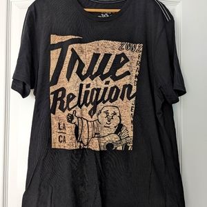 Dark Gray True Religion Men's T-shirt Size size L